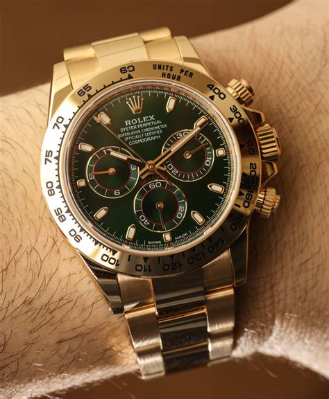 rolex green yellow gold|18k gold Rolex watch prices.